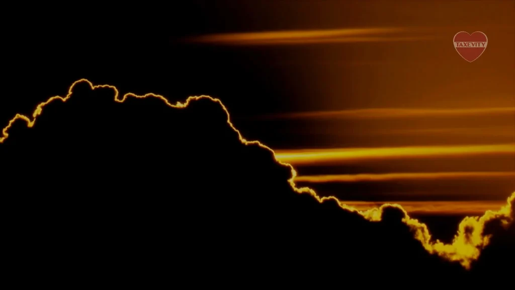 A cloud shaped like a heart, embodying philanthropic and generous virtues.