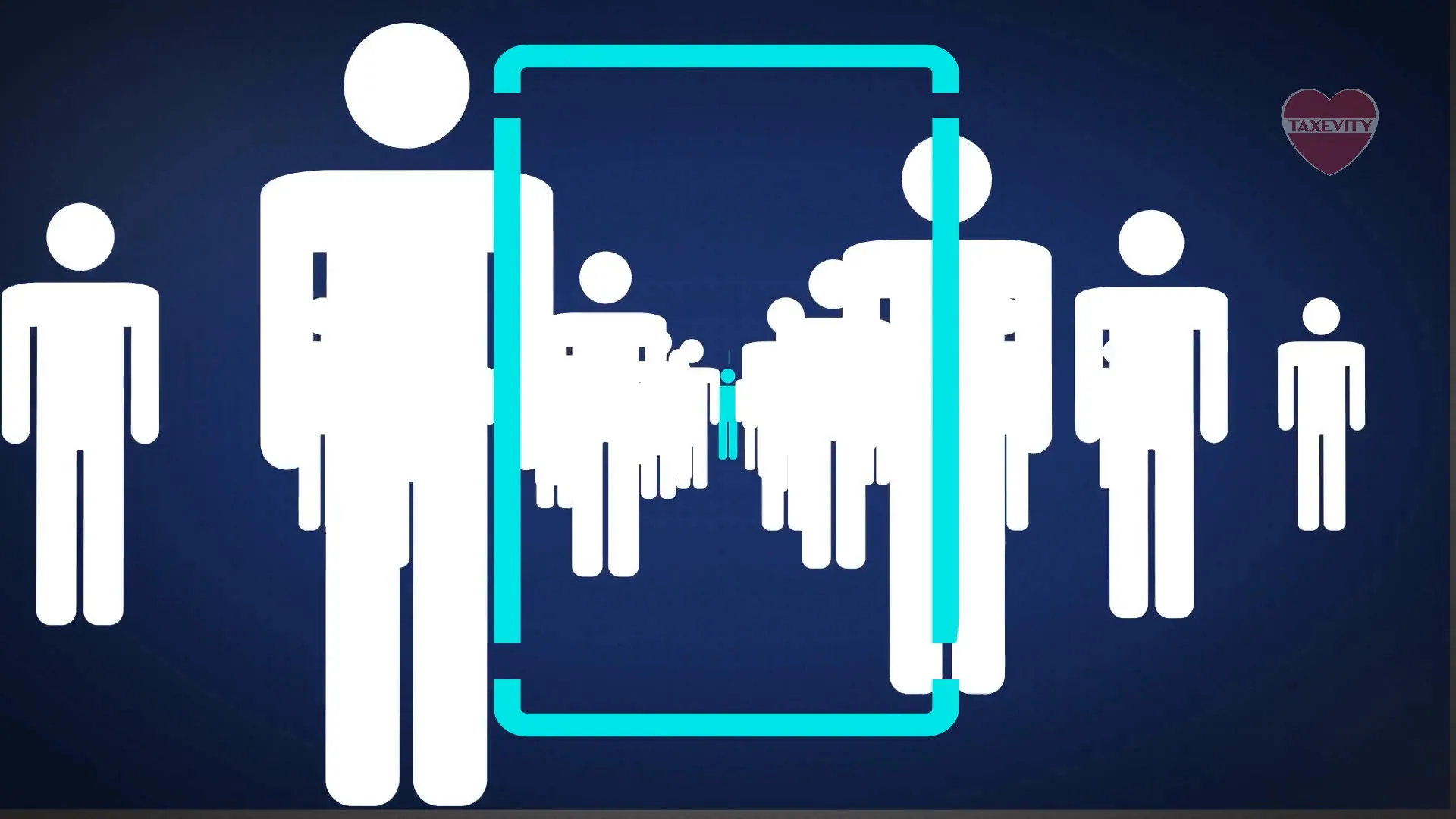 Zooming in on a philanthropist standing out in a group of people