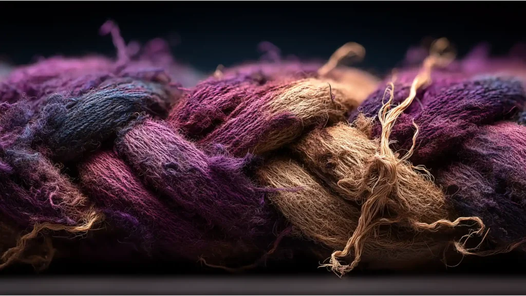 A macro photo of a thick, woven braid that starts neat and orderly but descends into a tangled, frayed, and chaotic mess, symbolizing a breakdown in advisor collaboration.