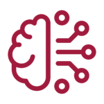 Rich Plum brain and circuit icon representing investor temperament and risk resilience for Taxevity Insurance strategies.